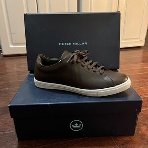 Peter Millar Men's Dark Brown Sneakers